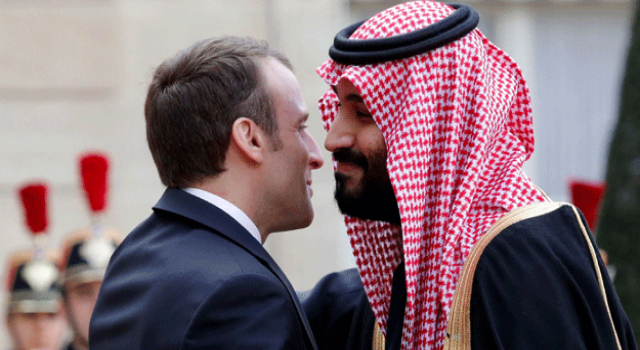 Bu kadarı da pes dedirtti! İslam düşmanı Macron'a Suudi Arabistan'dan skandal destek..