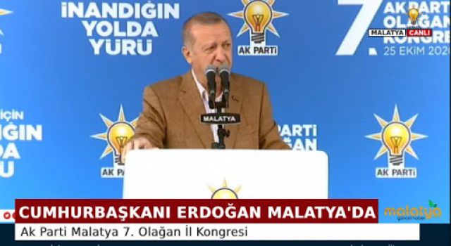 Cumhurbaşkanı Erdoğan'dan Malatya'da önemli açıklamalar: "Sen kiminle dans ettiğinin farkında değilsin. Biz Türkiye'yiz Türkiye."