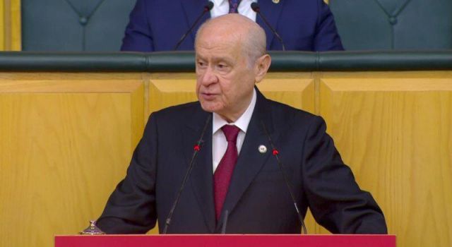 Devlet Bahçeli ,MHP grup toplantısında konuşuyor..