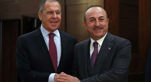 Dışişleri Bakanı Mevlüt Çavuşoğlu, Rus mevkidaşı Lavrov ile görüştü