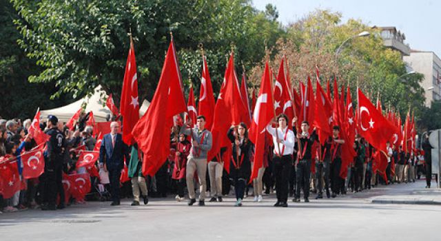 Konya'da 29 Ekim kutlaması