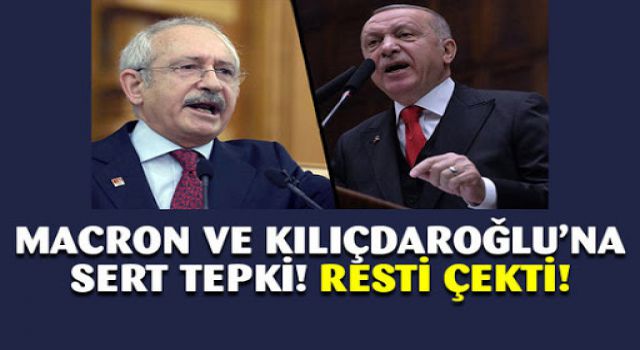 S-400'ler için rest çekti..Macron'a ve Kılıçdaroğluna sert çıkış