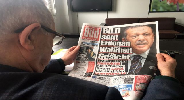 Alman medyasında gülünç durum...ABD seçimlerinde bile Erdoğan'lı manşet attılar