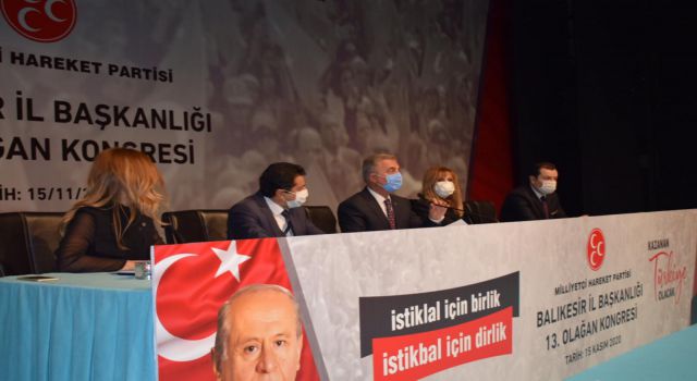 MHP'li İsmet Büyükataman Balıkesir İl Kongresinde açıklamalarda bulundu