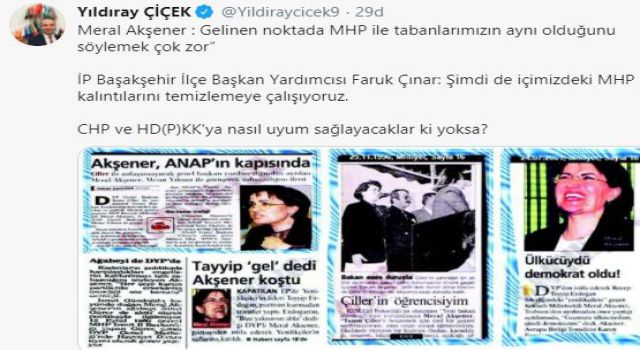 MHP’lileri temizliyoruz diyen İYİ Partili Çınar'a, Bahçeli’nin danışmanı Çiçek'ten kapak cevap!