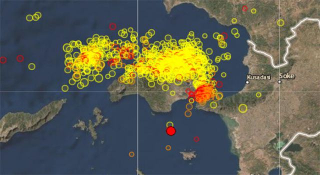 Son dakika! Ege'de 3.9 büyüklüğünde deprem