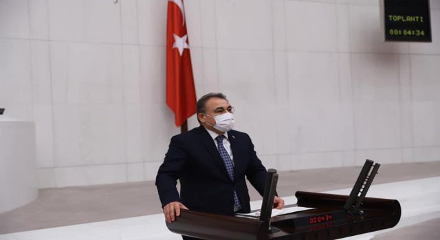 AK Parti'li vekil Yücel Menekşe'den, Gaziantepte'ki üzücü yangın için başsağlığı mesajı