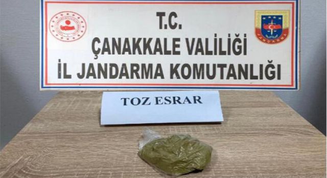 Çanakkale'de uyuşturucu operasyonu: 3 kişiye gözaltı