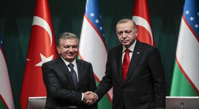 Cumhurbaşkanı Erdoğan, Özbekistan mevkidaşı Mirziyoyev ile telefonda görüştü