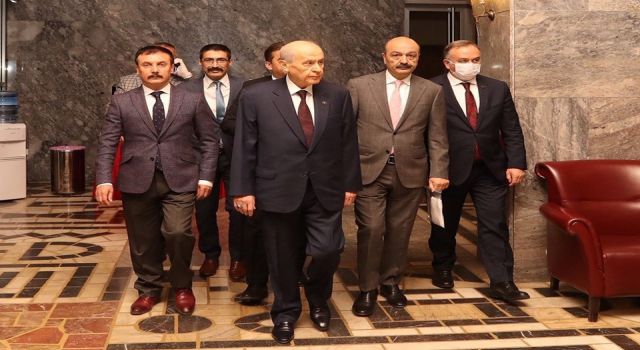 MHP Lideri Bahçeli TBMM'de!