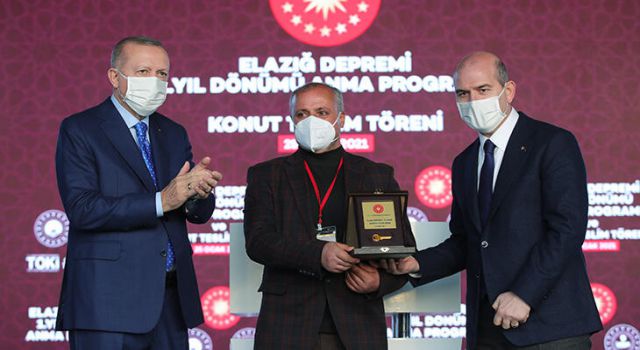 Bakan Soylu ve Kurum Elazığ'da konuştu