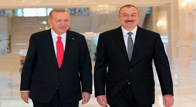 Cumhurbaşkanı Erdoğan ile Azerbaycan Cumhurbaşkanı Aliyev görüştü