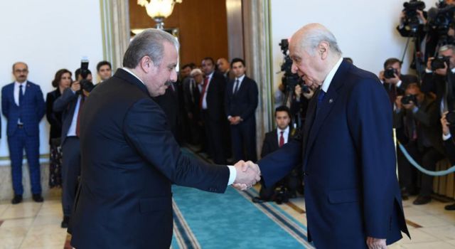 Başkan Şentop'tan Bahçeli'ye tebrik