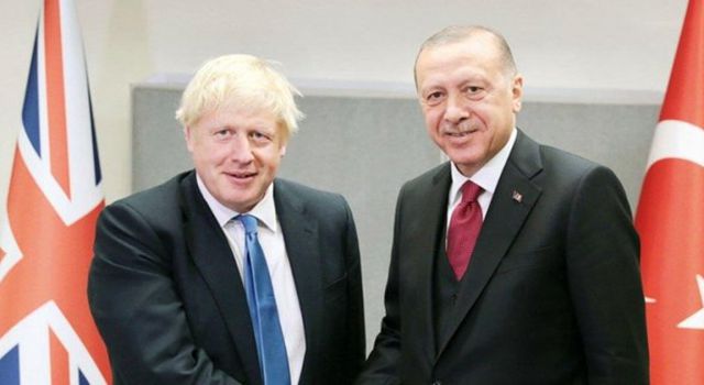 Cumhurbaşkanı Erdoğan, Birleşik Krallık Başbakanı Boris Johnson ile görüştü