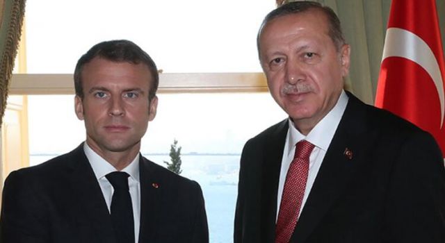 Cumhurbaşkanı Erdoğan ile Macron görüştü!