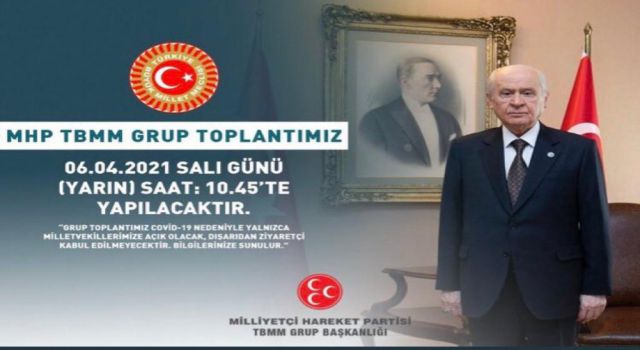 MHP TBMM Grup Toplantısı Yarın Yapılacak