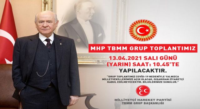 MHP TBMM Grup Toplantısı Yarın Yapılacak