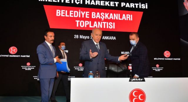 Belediye başkanları toplantısı, Devlet Bahçeli başkanlığında yapıldı