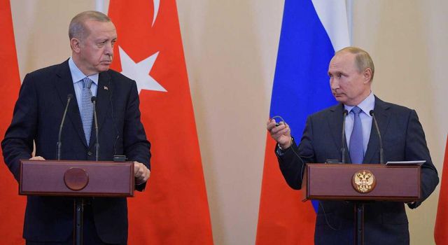 Cumhurbaşkanı Erdoğan, Putin ile Filistin'i görüştü