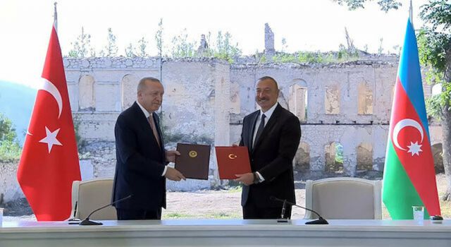 Erdoğan ve Azerbaycan Cumhurbaşkanı İlham Aliyev’in imzaladığı Şuşa Beyannamesi açıklandı