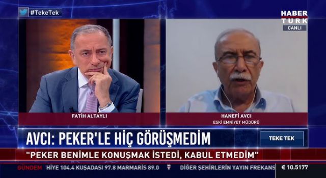 Eski Emniyet Müdürü Hanefi Avcı'dan Sedat Peker açıklaması!