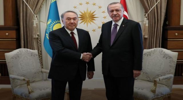 Cumhurbaşkanı Erdoğan'dan Nazarbayev'e doğum günü telefonu