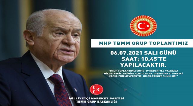 MHP TBMM Grup Toplantısı Yarın Yapılacak