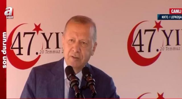 Son dakika... Cumhurbaşkanı Erdoğan'dan KKTC'de önemli açıklamalar