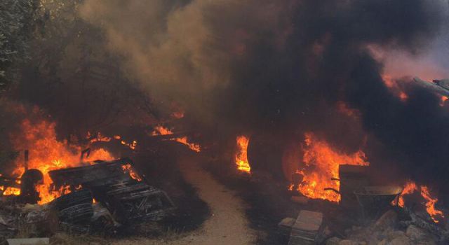 Yangın çıkarmaya çalışan yabancı uyruklu 2 PKK'lı terörist yakalandı