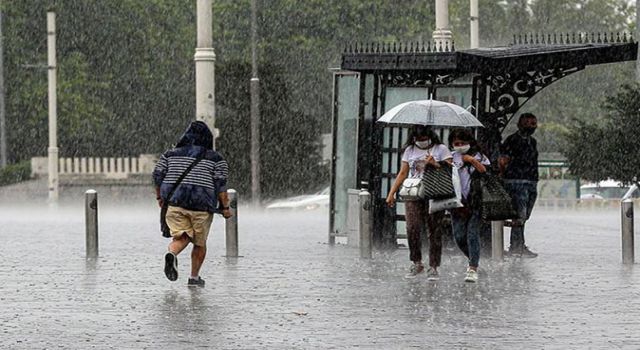 Meteoroloji: 5 ilde gök gürültülü sağanak yağış