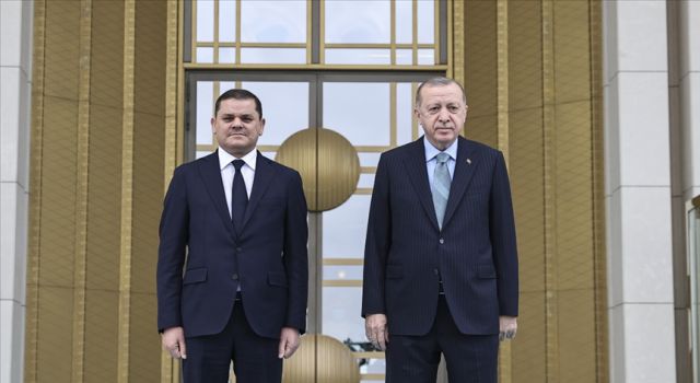 Son dakika.. Cumhurbaşkanı Erdoğan, Libya Başbakanı'nı kabul etti