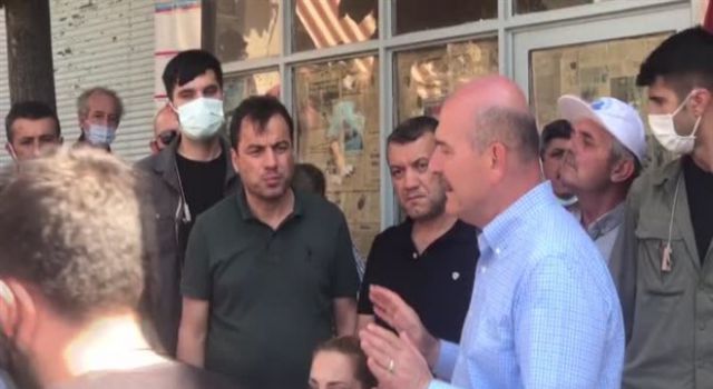 Soylu: Sadece yangınlar sönene kadar değil, aynı zamanda tüm hasarlar telafi edilene kadar burada olacağız.