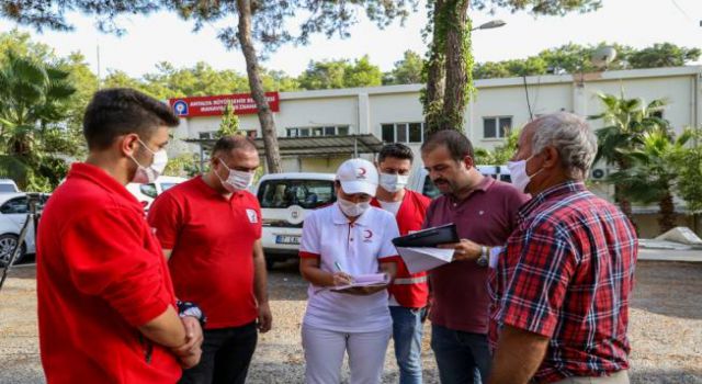 Türk Kızılay'dan Manavgat'ta küçükbaş hayvan bağışı