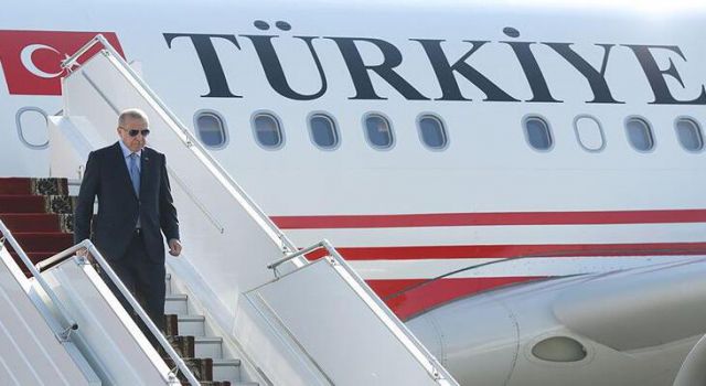 Cumhurbaşkanı Erdoğan Azerbaycan'a gitti