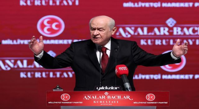 MHP Lideri Bahçeli: "MHP Lideri Devlet Bahçeli: HDP, PKK'dır. HDP'nin kapatılması, 'Anaların yüreğine su serpecektir"