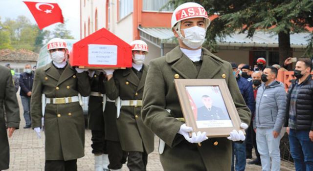 Şehit Uzman Çavuş Çalışkan, son yolculuğuna uğurlandı