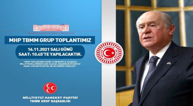 MHP TBMM Grup Toplantısı Yarın Yapılacak