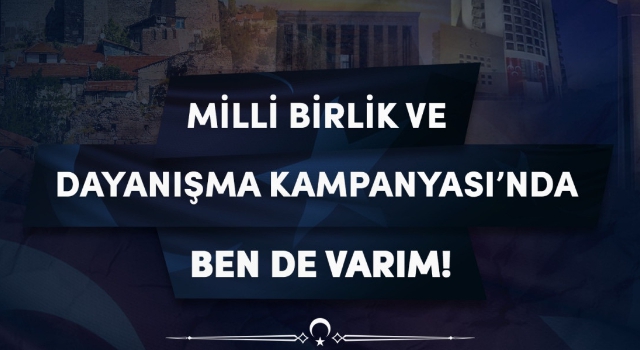 MHP Ankara'dan Milli Birlik ve Dayanışma kampanyası