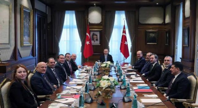 Cumhurbaşkanı Erdoğan'dan Beştepe'de kabul buluşması