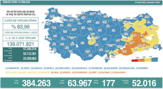 Koronavirüste son durum belli oldu