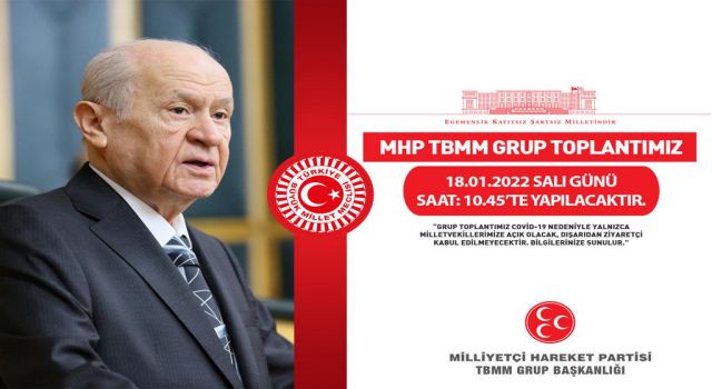 MHP TBMM Grup Toplantısı yarın yapılacak!