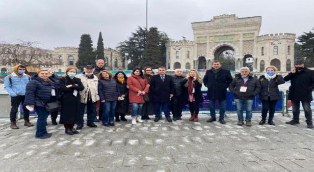 Gürcü gazeteciler İstanbul’a aşık oldu