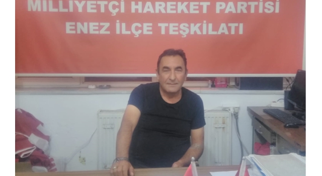 MHP Enez ilçe başkanı Sedat Akgül hayatını kaybetti