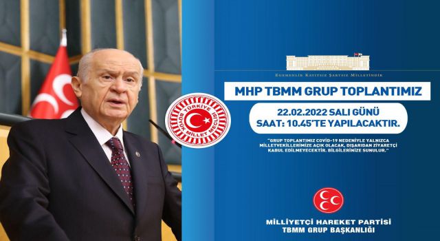 MHP TBMM Grup Toplantısı yarın yapılacak!