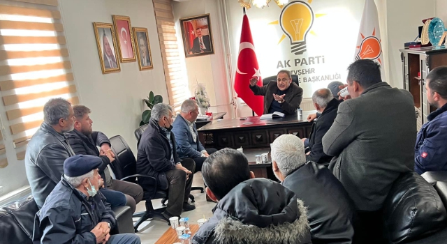 AK Parti'li Menekşe: "Her daim çiftçilerimizin ve hemşehrilerimizin yanlarındayız"