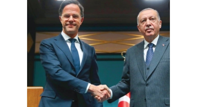 Cumhurbaşkanı Recep Tayyip Erdoğan, Hollanda Başbakanı Rutte ile görüştü