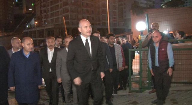 Bakan Soylu'dan şehit Teğmen Kanlıkuyu'nun babasına başsağlığı ziyareti