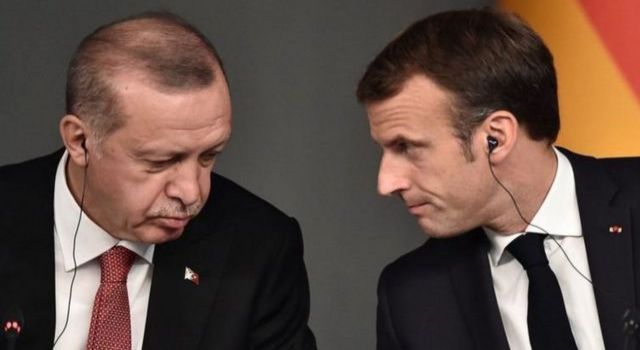 Cumhurbaşkanı Erdoğan, Fransız lider Macron ile görüştü