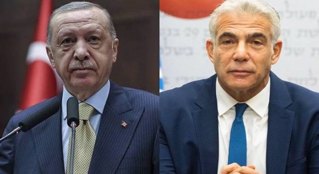 Cumhurbaşkanı Erdoğan ile İsrail Başbakanı Yair Lapid yeni dönemi konuştu!