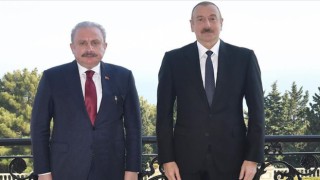 Aliyev, Başkan Şentop'u kabul etti